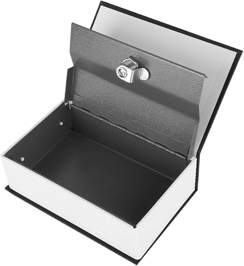 Book Safe Box with 2 Keys, Black English Dictionary Safe Box Money Jewelry Collection Storage Case, Book Safe Lock Box image number 4