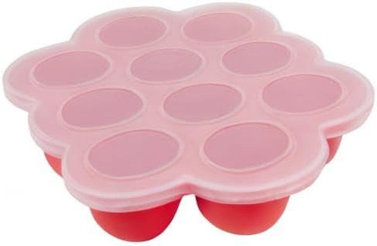 Weesprout Baby Food Freezer Tray with Hard Plastic Lid (Temp RED)
