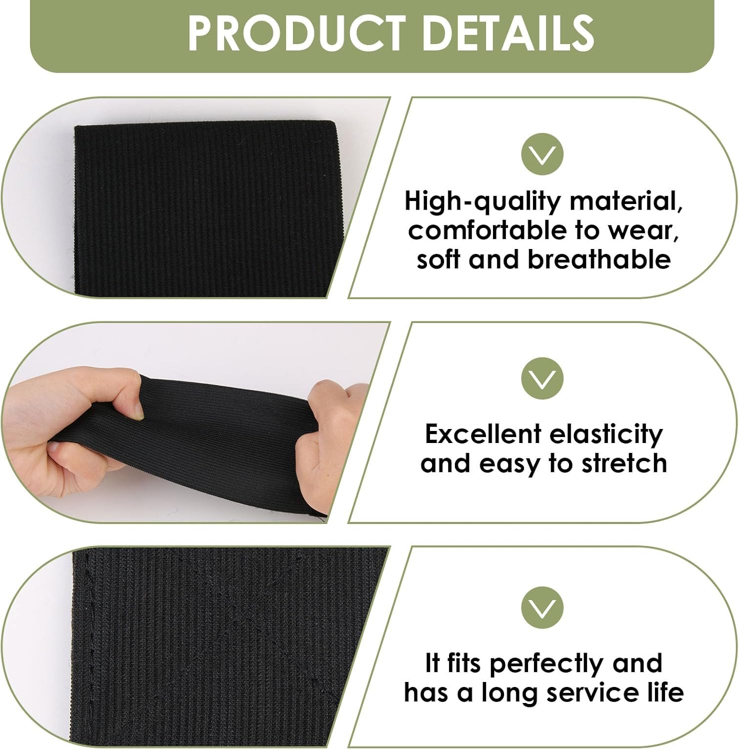 Golf Swing Trainer Arm Band - Correct Posture & Alignment Aid for Beginners to Pros, Muscle Memory Development Tool, Unisex Black Design, Fits Right/Left Handed Golfers image number 5
