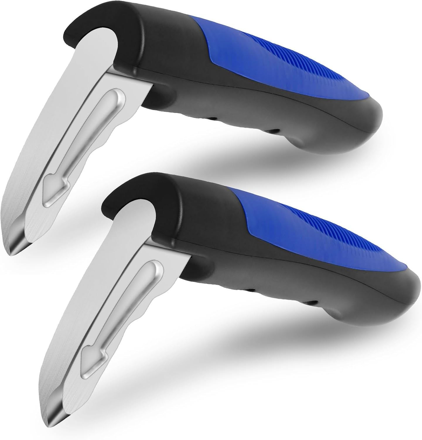 2 Pcs Car Door Assist Handle, 2 in 1 Multifunction Car Handle Assist, Vehicle Support Handles Window Breaker, Portable Automotive Cars Handles Assists for Elderly and Cars Emergency Tool (Blue, 2 Pcs)