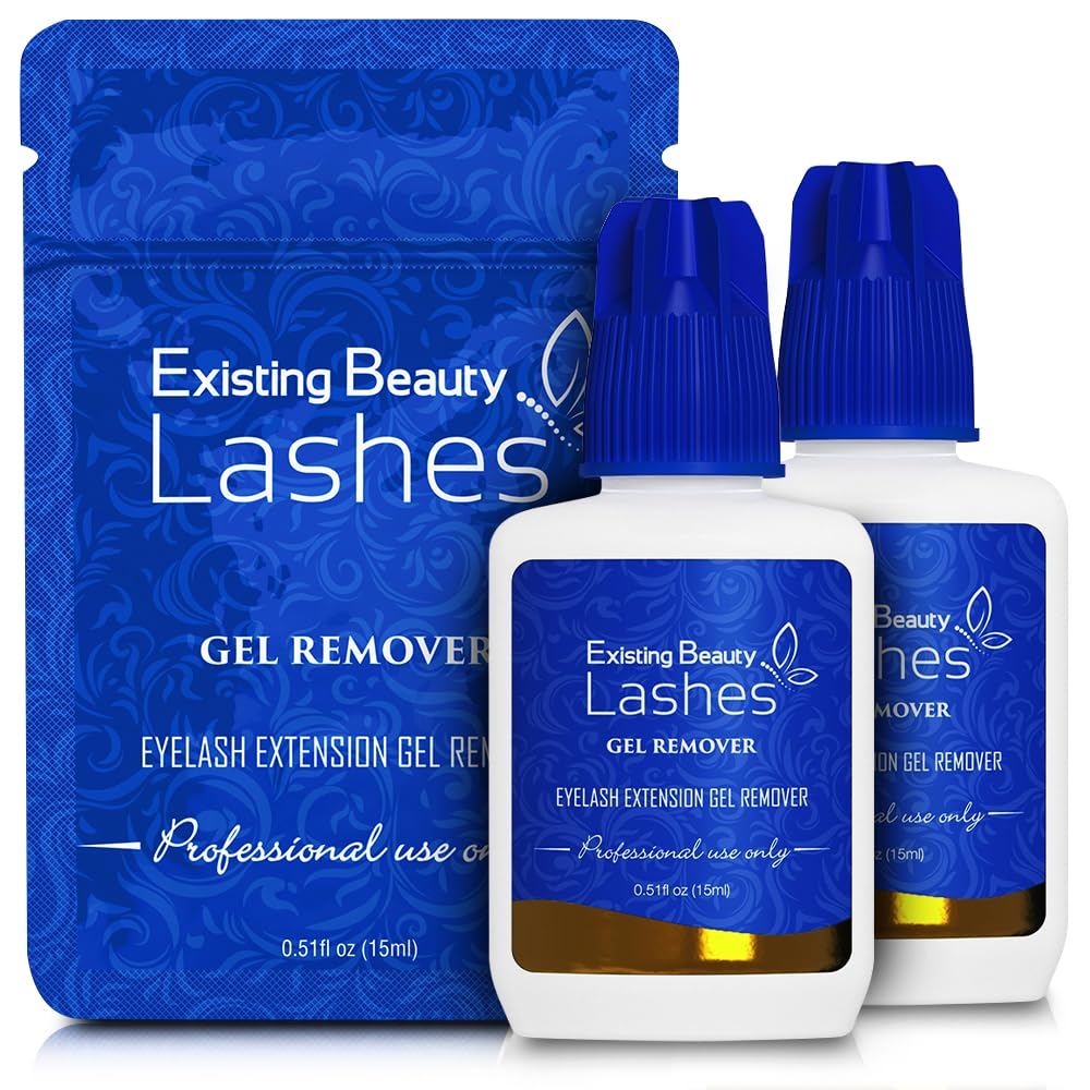Eyelash Extension Remover and Lash Remover for Lash Extensions - Eyelash Glue Remover Dissolves Eyelash Extension Glue by Existing Beauty Lashes 15 Ml ( 2PACK) image number 1