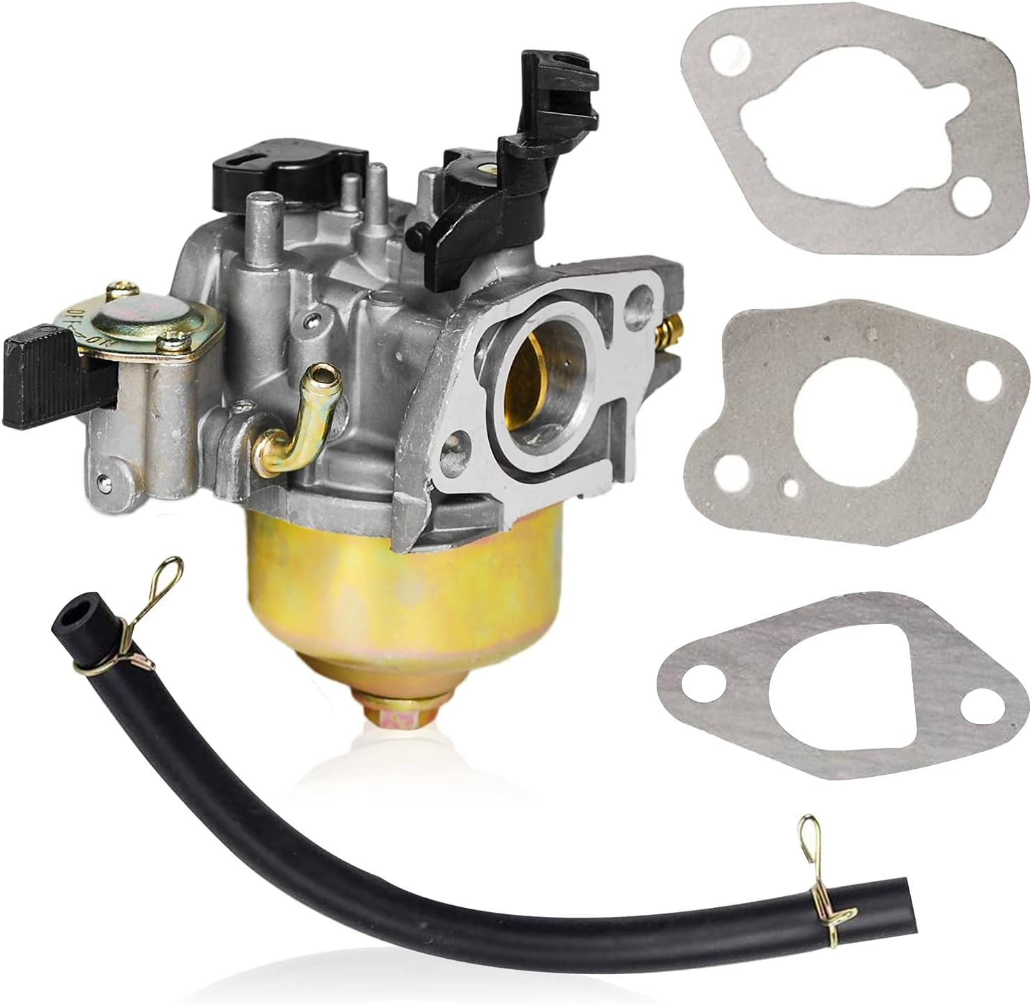 HIFROM Carburetor Carb Replace for Honda GXV120 GXV140 GXV160 HR194 Lawn Mower 16100-ZE6-W01 with Air Filter for GXV160 HR216 HRU216 17211-ZE7-W03 image number 6