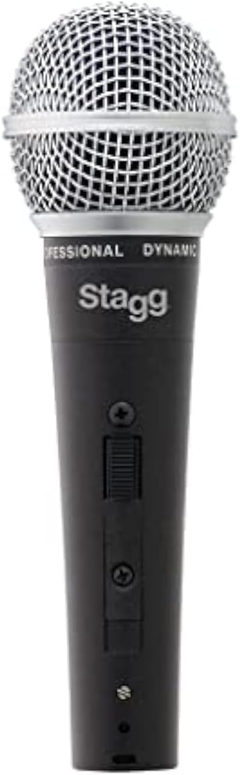 Stagg SDMP10 Multipurpose Cardioid Dynamic Microphone 3-Pin XLR Connection, Vocal and Instrumental Microphone.