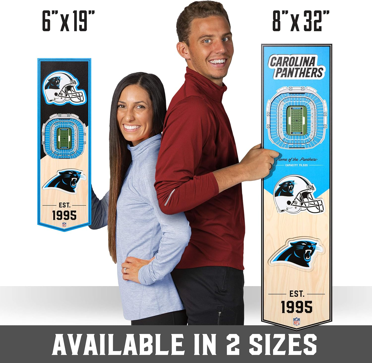 Youthefan NFL Unisex-Adult 3D Stadium Banner image number 1