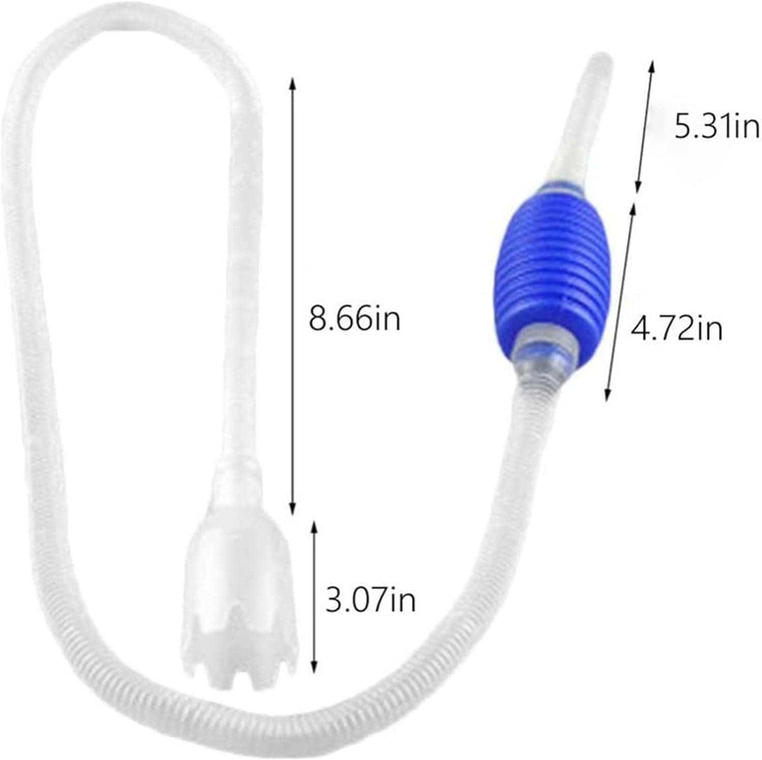 Aquarium Gravel Cleaner,Fotrsdku Fish Tank Cleaner, Hand Syphon Pump for Fish Tank, Water Changing and Filter Sand Cleaning, Manual Fish Tank Water Changer Hose, Easy to Use Fish Tank Cleaning Tool image number 1