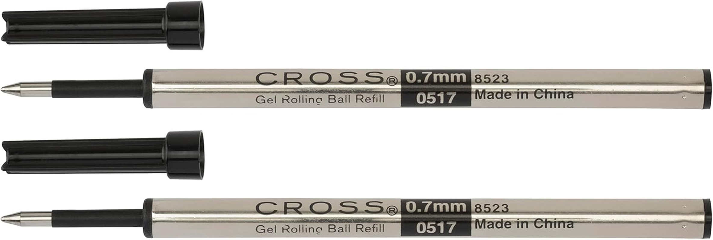 Cross 8523-2 Original Refill for Rollerball Gel Ink Cartridges, Compatible with a Variety of Cross Rollerball Gel Pens, 2 Pack, Black image number 4