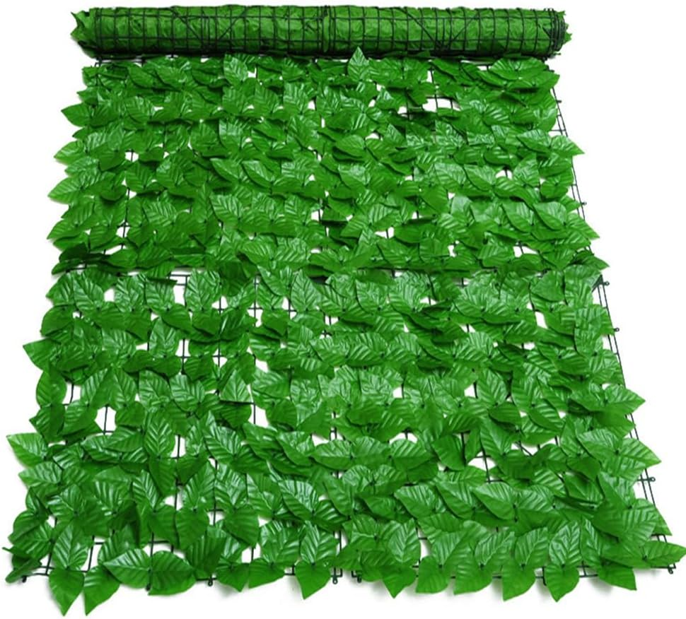 Artificial Ivy Privacy Fence Screen, 300X100Cm Artificial Hedges Fence, Garden Screening Panel Vine Leaf Decoration, for Outdoor, Garden, Patio, Backyard image number 4