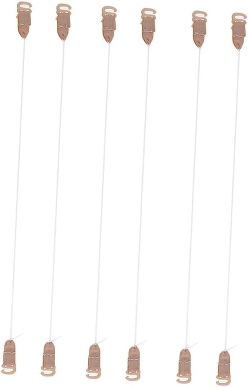 Zalati Hair Extensions Hook, 4 Pairs Fish Line with Hook for Hairpieces String - XS, S, M, L image number 1