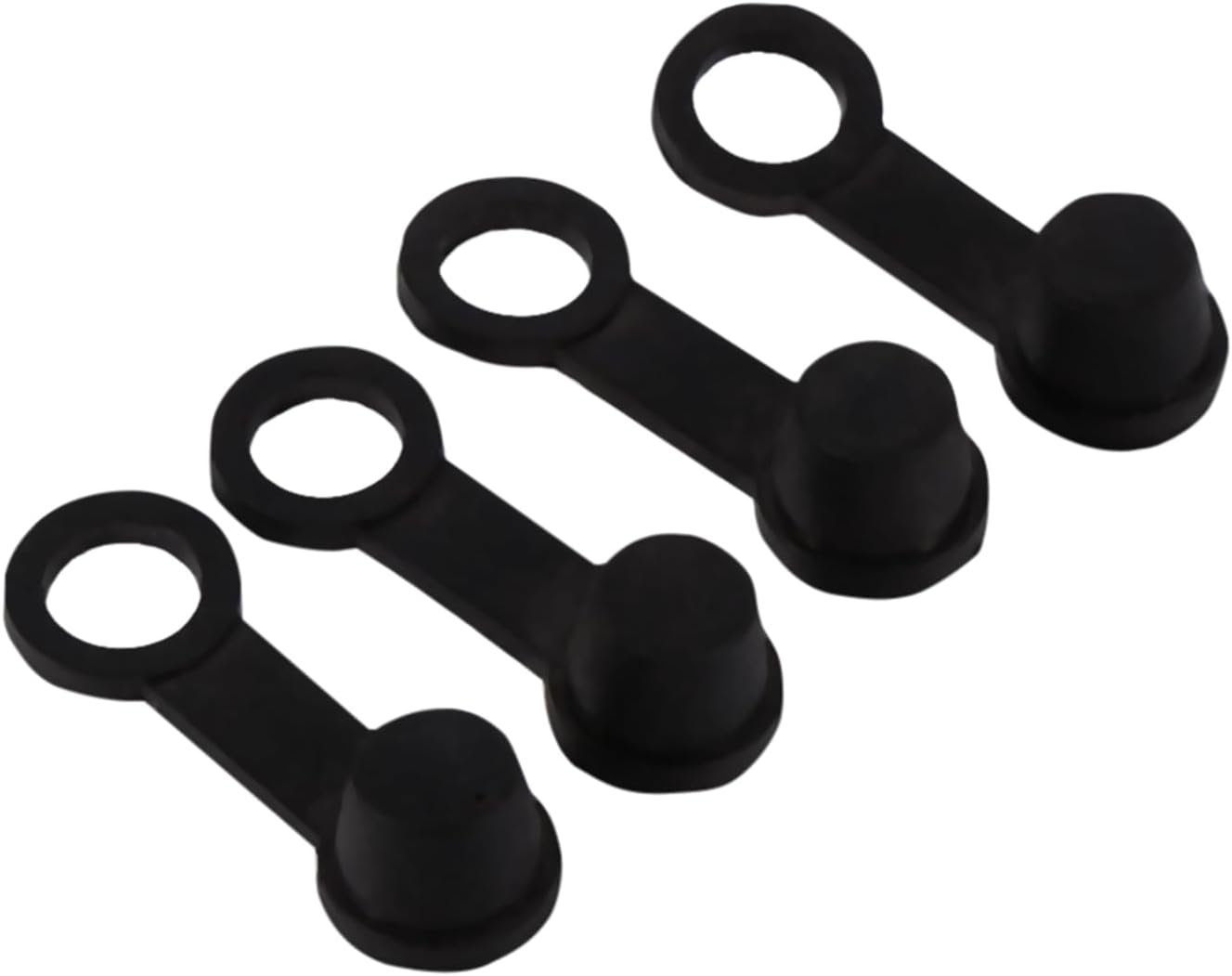 Dust Cover Replacement, Brake Bleed Nipple Cover, Black for Cars Motorcycle