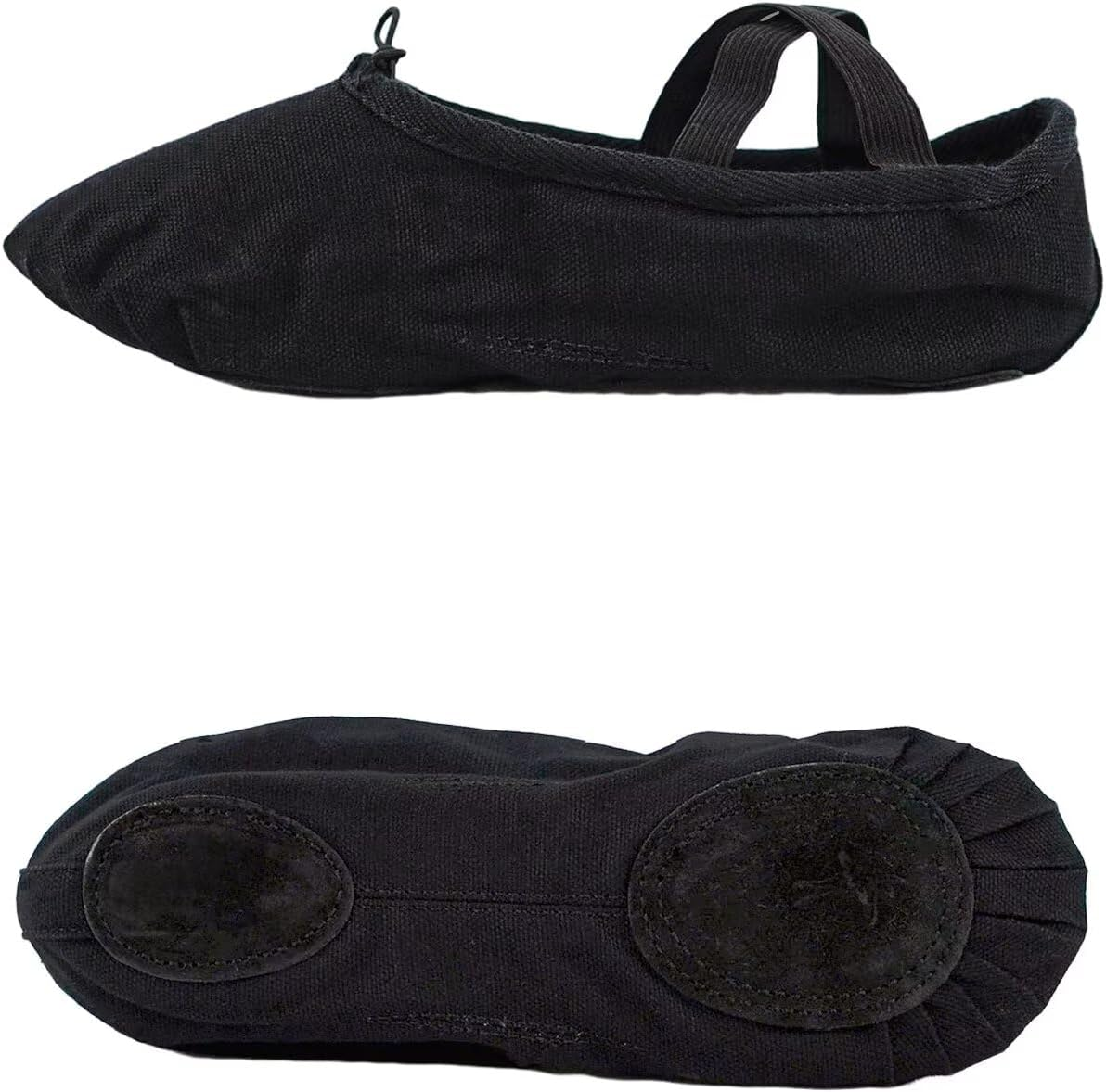 Women'S Ballet Dance Shoes Slippers Split Sole Canvas Practice Shoes for Kids/Girls/Adults image number 4