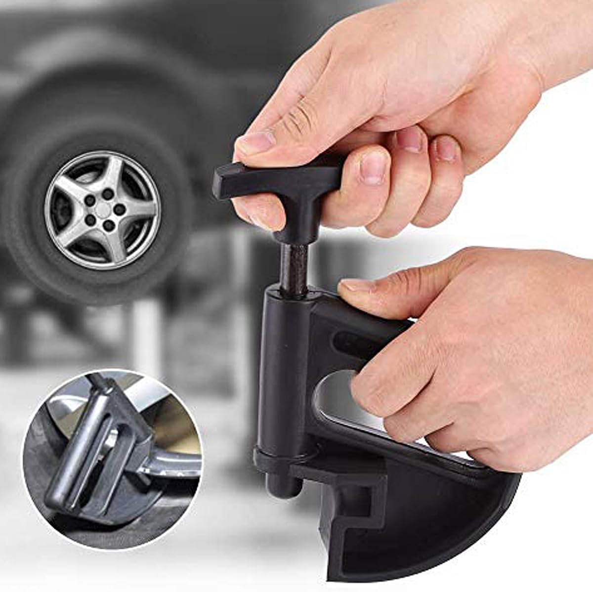 Tire Changer Tools for Tire Machine, Nylon Tire Bead Rim Clamp, Eavy Duty Rim Pry Tire Changer Wheel Changing Helper image number 3