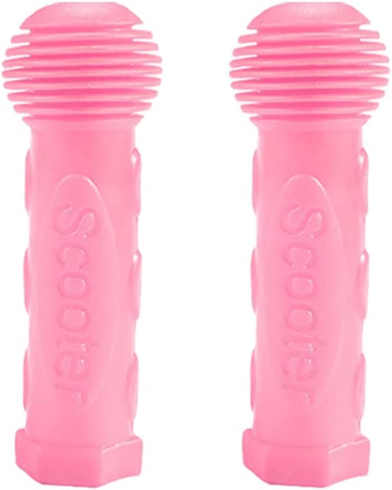 2PCS SCOOTER HANDLE T-BAR GRIPS SUITABLE for MINI or MAXI MICRO HANDLEBAR AU Pink image number 1