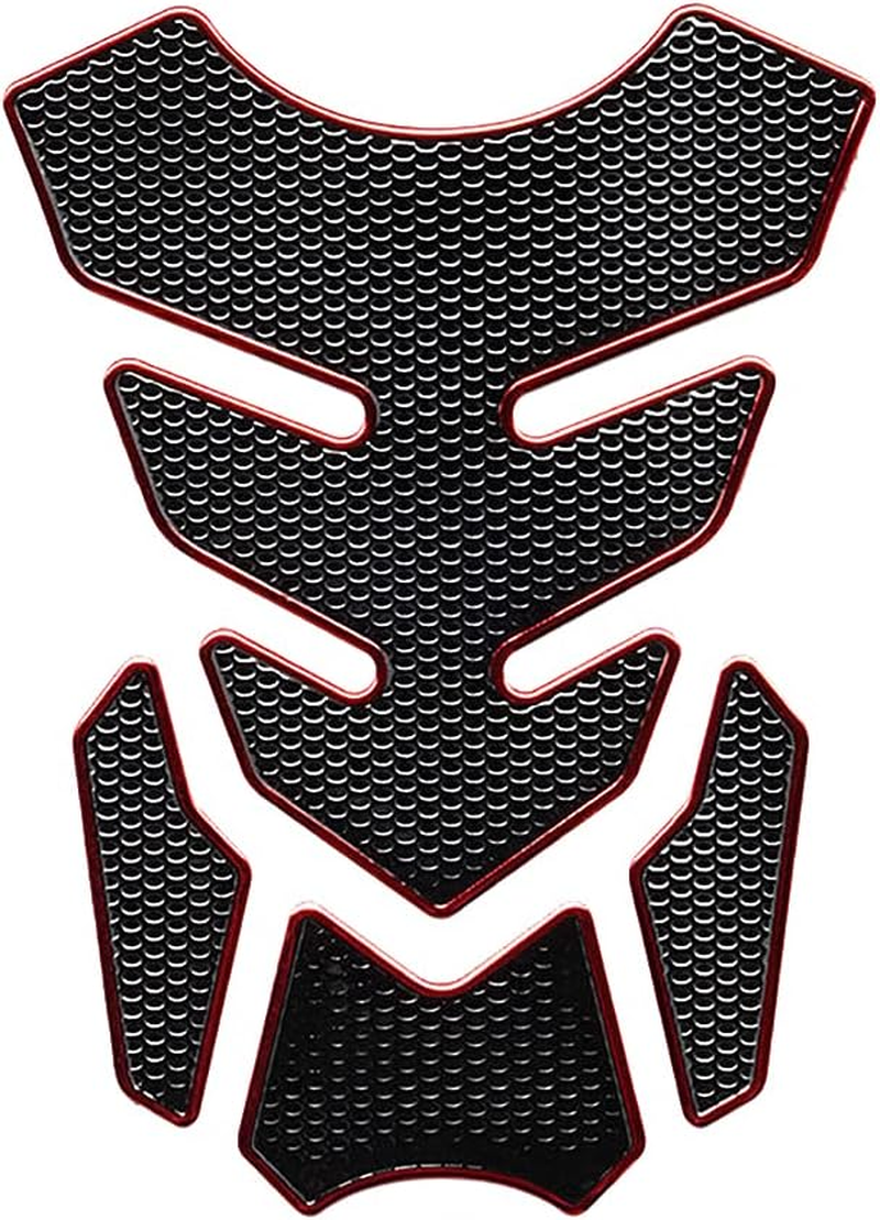 1 Set Universal 3D Motorcycle Gas Tank Sticker, Fuel Tank Protector Decal Pad Self-Adhesive and Waterproof - Blue image number 1