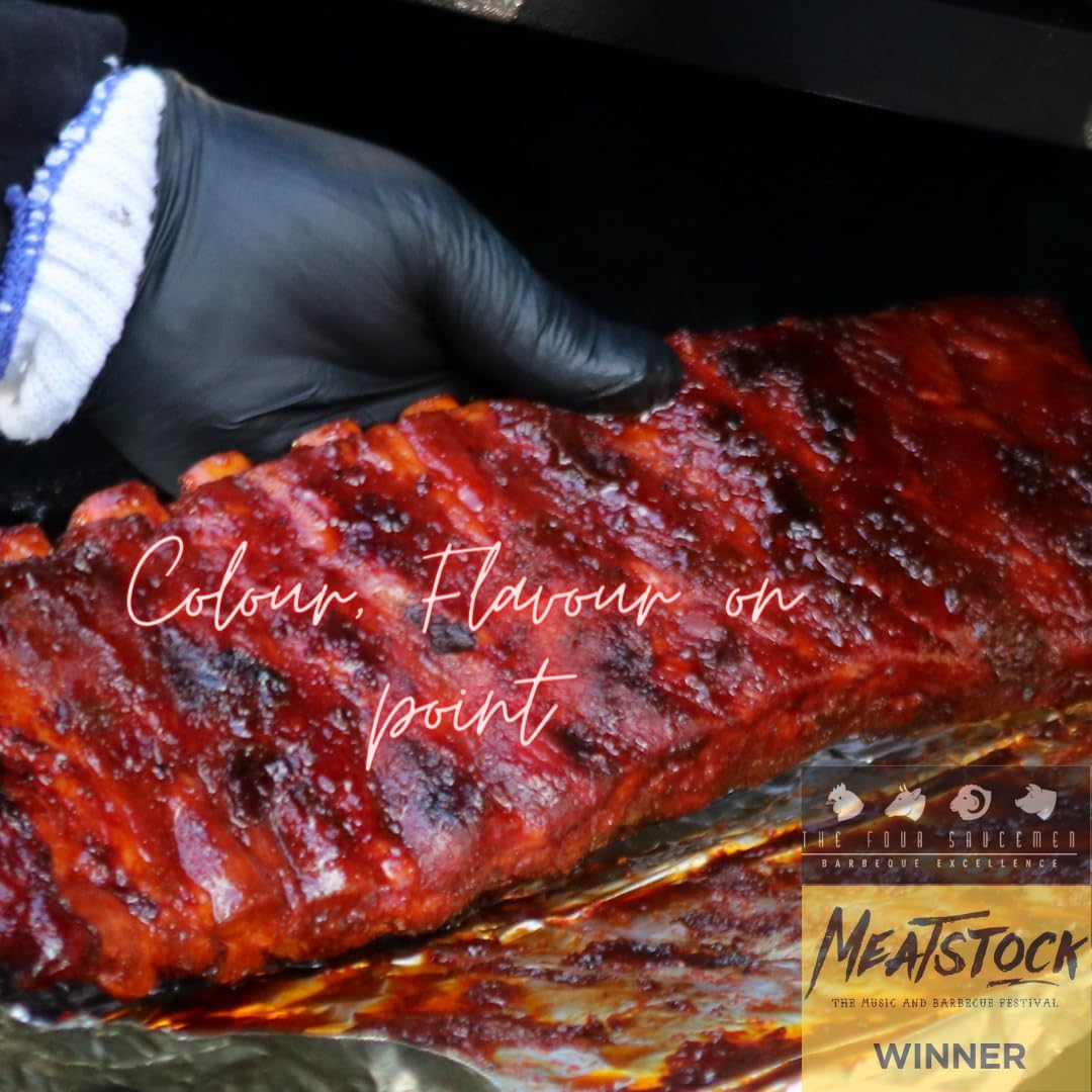 The Four Saucemen BBQ Rub Gift Box - Premium Meat Seasoning Set with Pork, Chicken, Beef, Lamb Rubs & Steak Cooking Guide image number 3