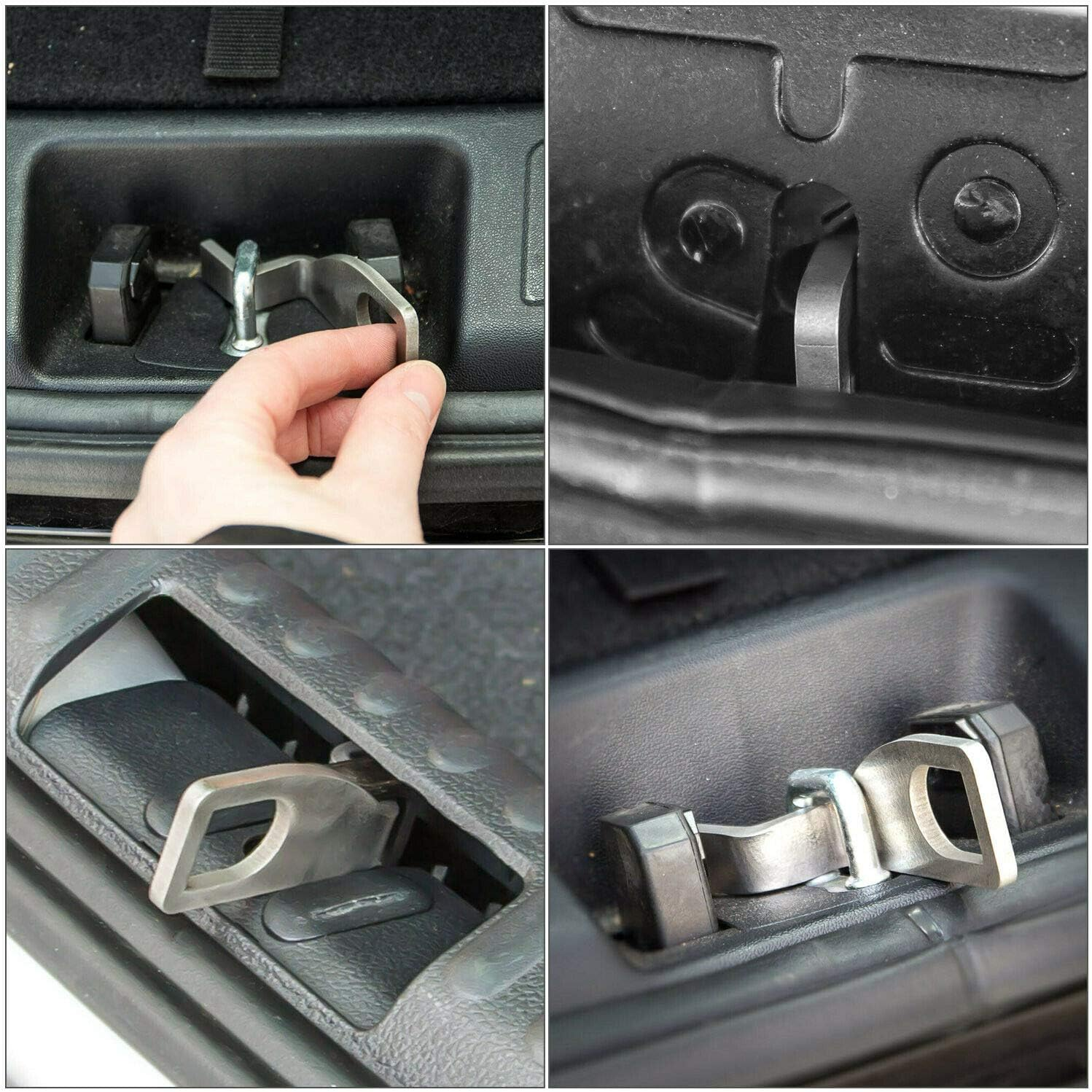 READY T4 T5 T6 Tailgate and Barn Door Standoff, Fresh Air Vent Lock Extension Hook image number 2