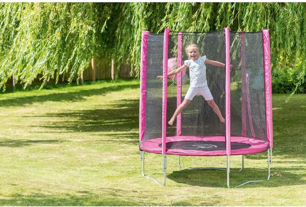 Plum&reg; Junior Springsafe&reg; Trampoline & Enclosure - Blue image number 5