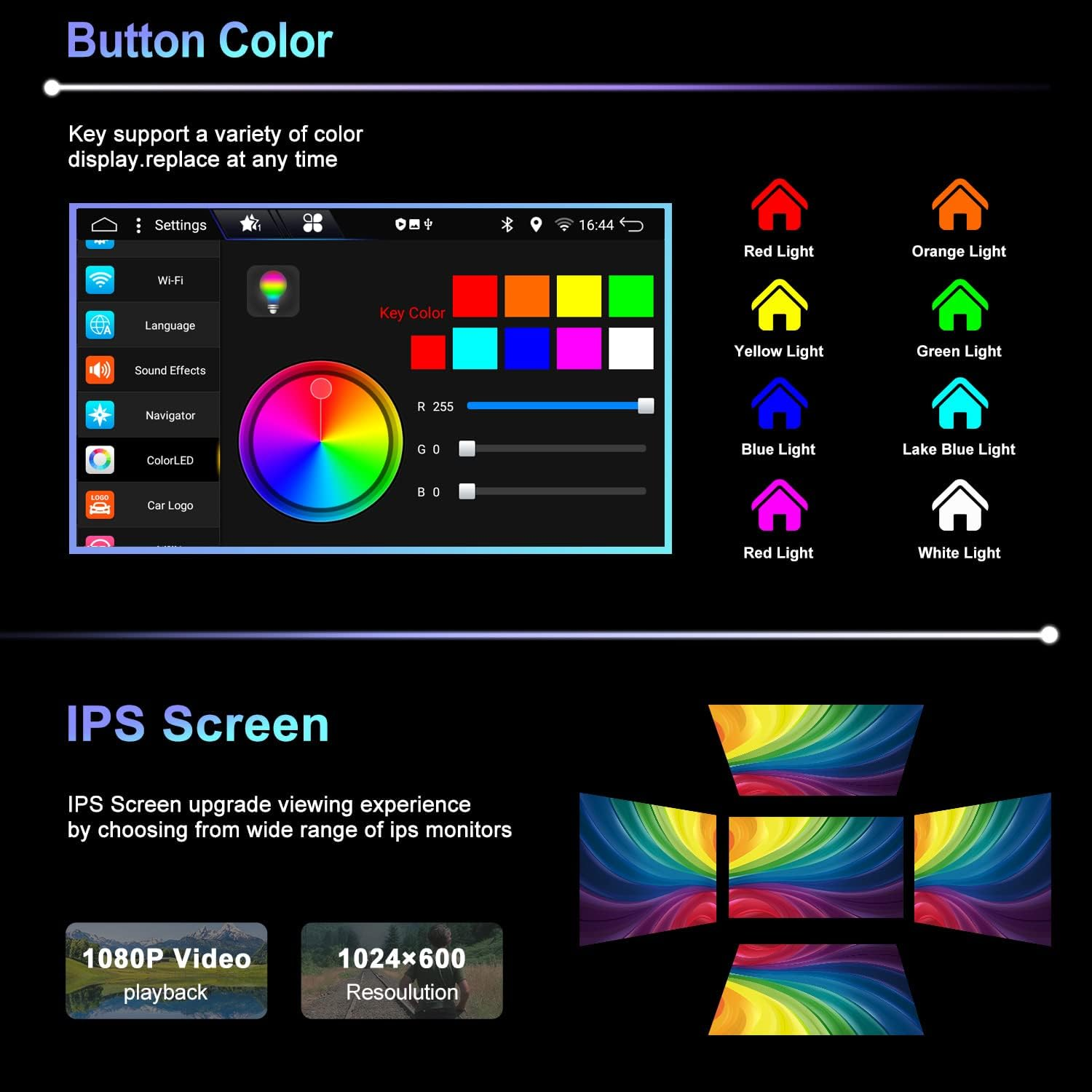 2G+32G Android14 Car Stereo for Honda Civic RHD 2006-2011 with Carplay Android Auto,10.1'' IPS Touchscreen Car Radio with Wifi,Gps Navigation,Bluetooth,Fm/Rds,Swc,Backup Camera image number 5