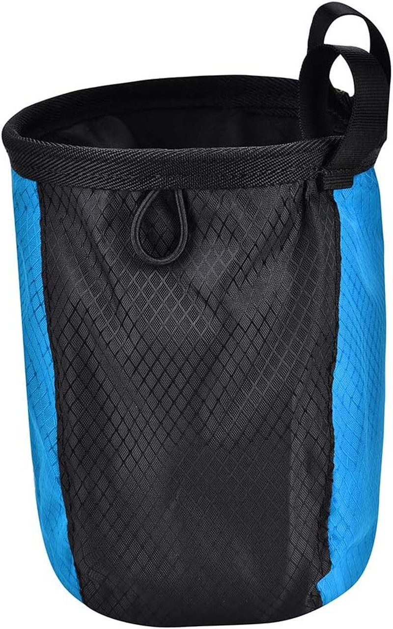 Climber Chalk Bag, Powder Bag Dirt-Proof Ployester Rock Climbing Bag, Body Building Gym Use for Mountain Climbing Lovers(Blue) image number 6