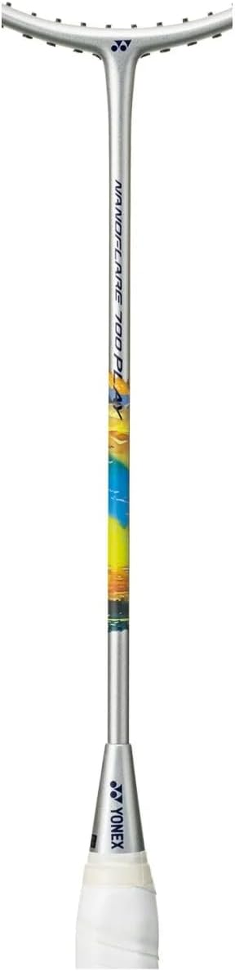 Yonex Nanoflare 700 Play Badminton Racket Racquet Strung - Silver / Sky Blue image number 2