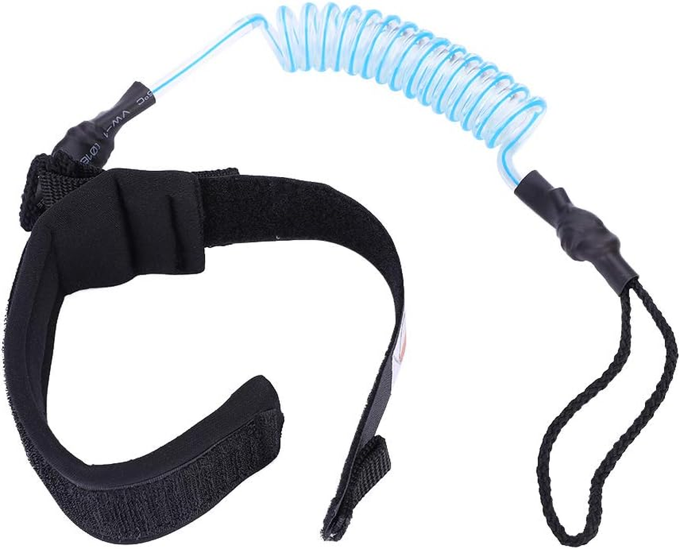 PU Cord Leg Leash, Board Leash, Sturdy Durable for Bodyboard Surfboard (Blue) image number 5