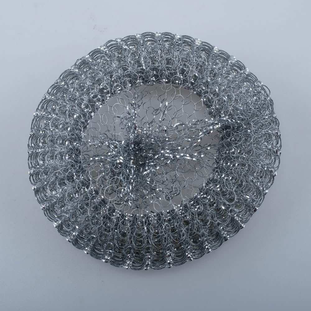Jumbo Steel Scourer, 9 Cm Diameter (Pack of 6) image number 2