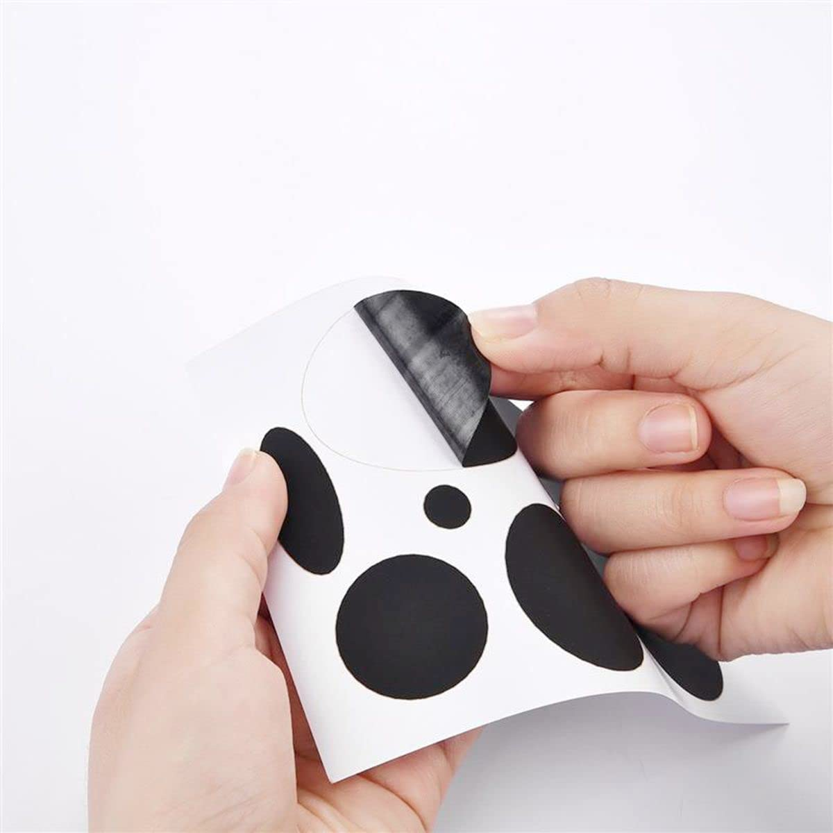 Dorischen 1 Pcs Self-Adhesive down Jacket Repair Patch Kit Different Size Washable for down Jacket,Tent,Clothes,Bag and Raincoat Umbrel Repair(Black) image number 2