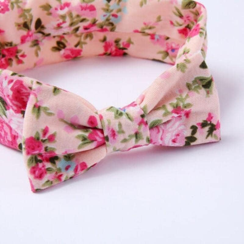 AIMALL 3Pcs/Set Baby Girl Infant Toddler Headband Wrap Top Knot Soft Single Bow Turban, Comfortable Fashion Accessories image number 2