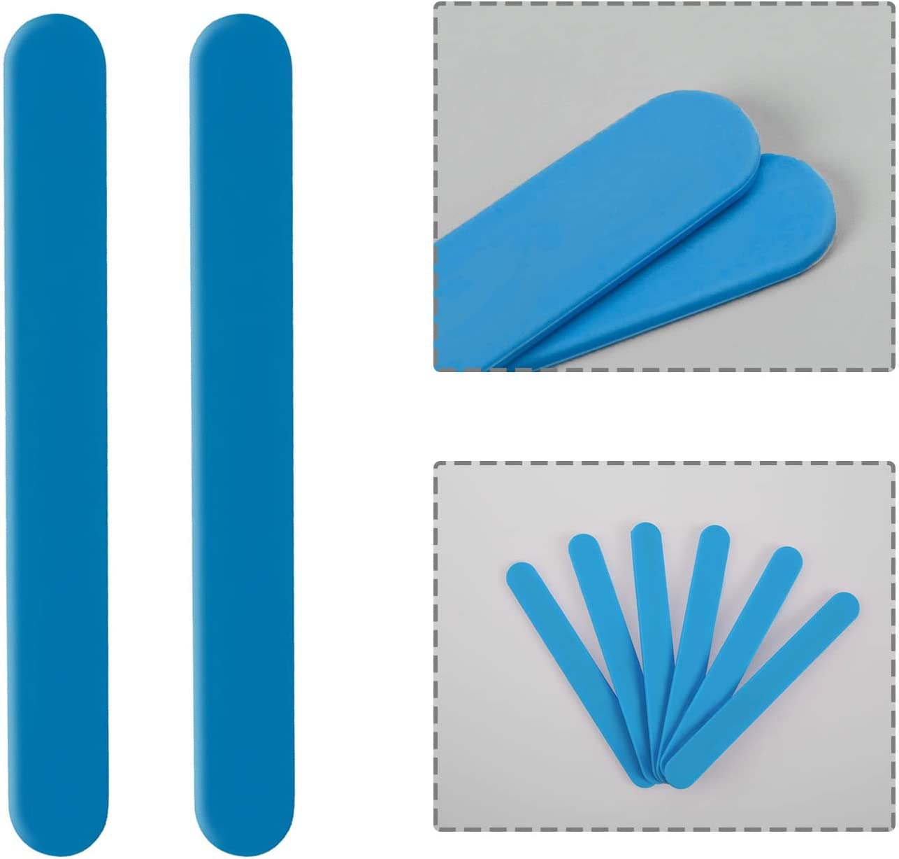 Emsea Silicone Stir Sticks 6Pcs Facial Makeup Stirring Rods for Mixing Resin Epoxy Liquid Paint Making Glitter Tumblers Making DIY Crafts Face Mask Mixing and Application image number 6