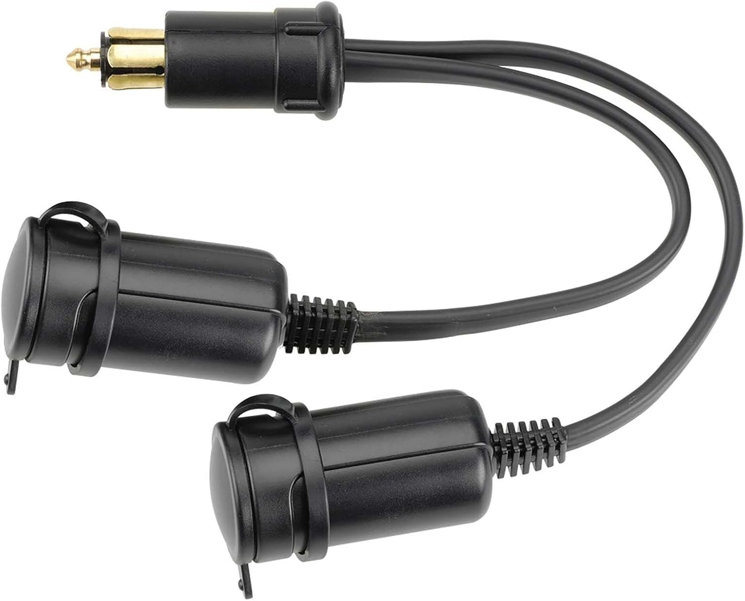 Narva 81041BL Merit Plug to Twin Accessory Sockets Heavy-Duty Adaptor