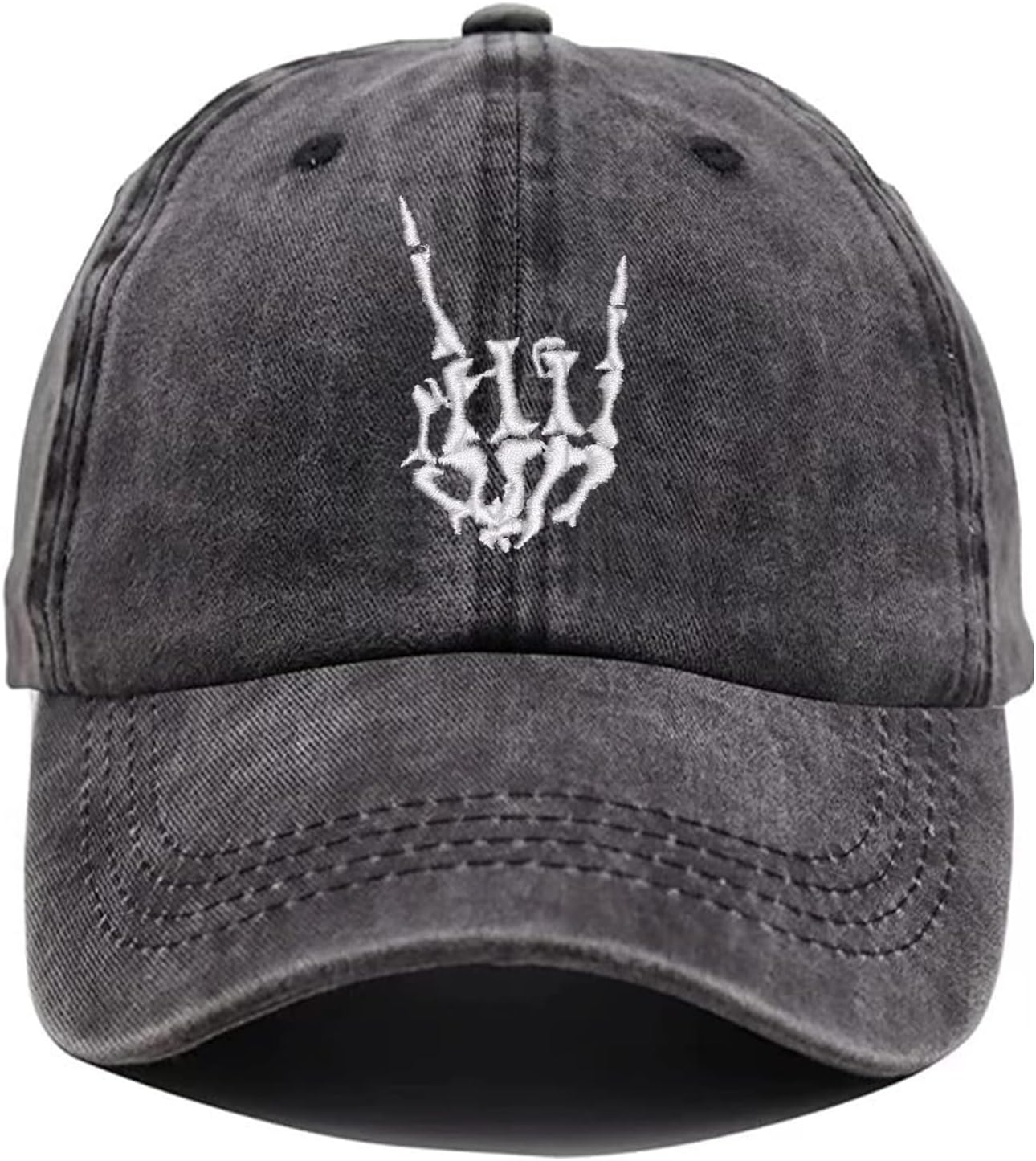 Halloween Skull Knit Beanie Hats/Baseball Cap for Men Women Emo Cool Gothic Gifts Goth Skeleton Winter