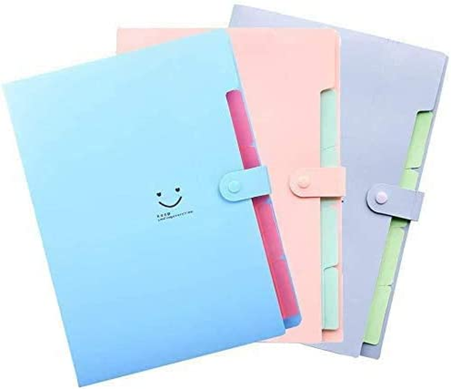 Vincilee Portable Extended Folder File Bag File Folders Multi-Function Folders Folder Holder Office and Student Supplies, A4 Paper Expanding File Folder image number 2