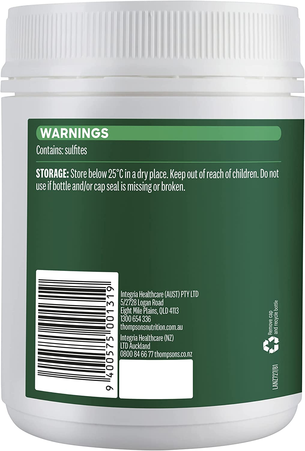 Thompson'S High Potency Super Lecithin Capsules, White, 200 Count image number 1