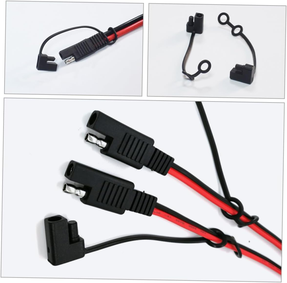 15Pcs SAE Dust Caps for Two Pin Plugs Easy Install Outdoor Cable Covers Weather for Electrical Connectors image number 6