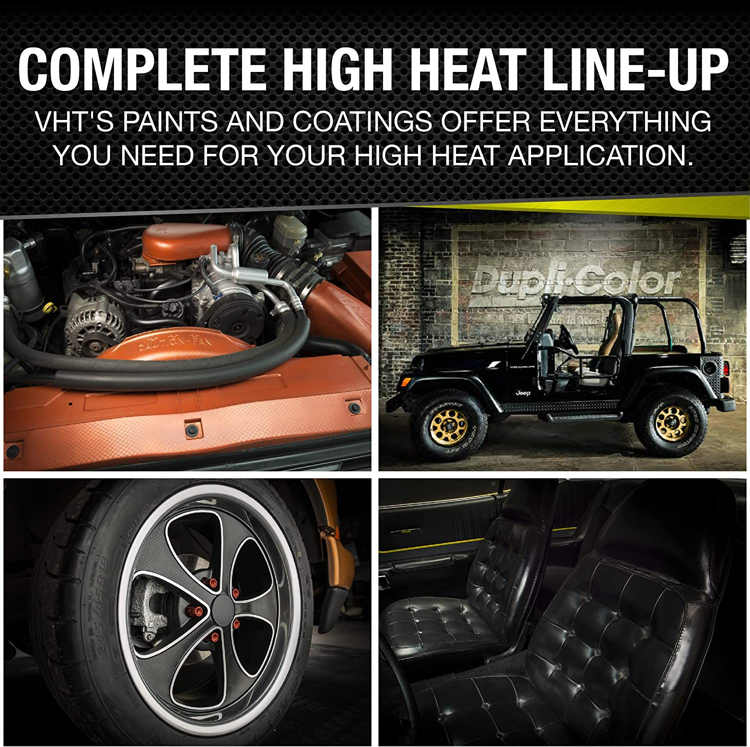 VHT High Temperature Plastic Paint Matte Black