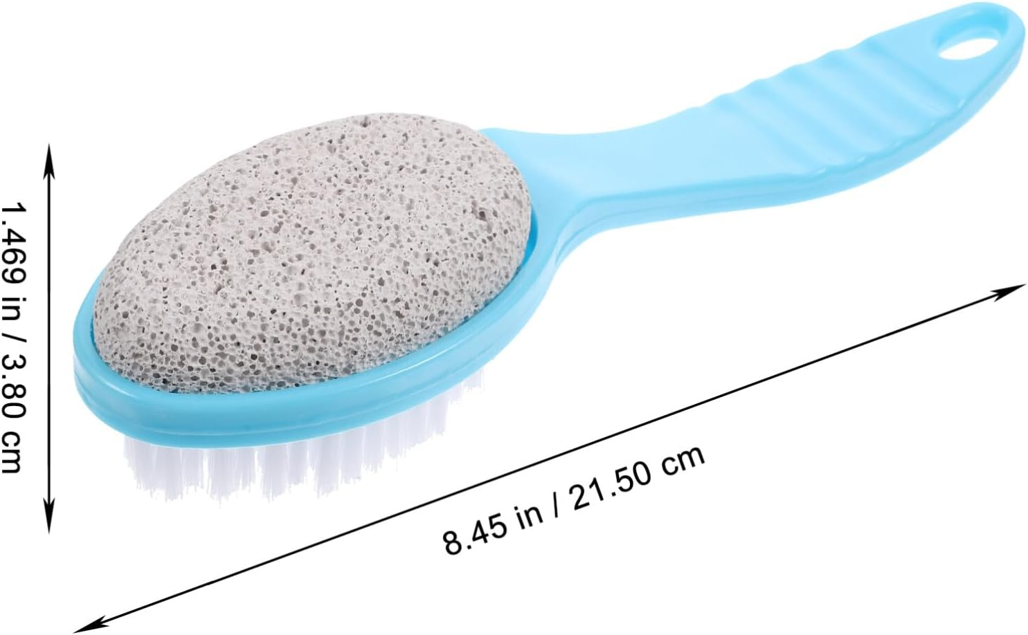 Beavorty Natural Pumice Stone Brush Foot Scrubber Tool Foot Exfoliator for Men Women image number 6