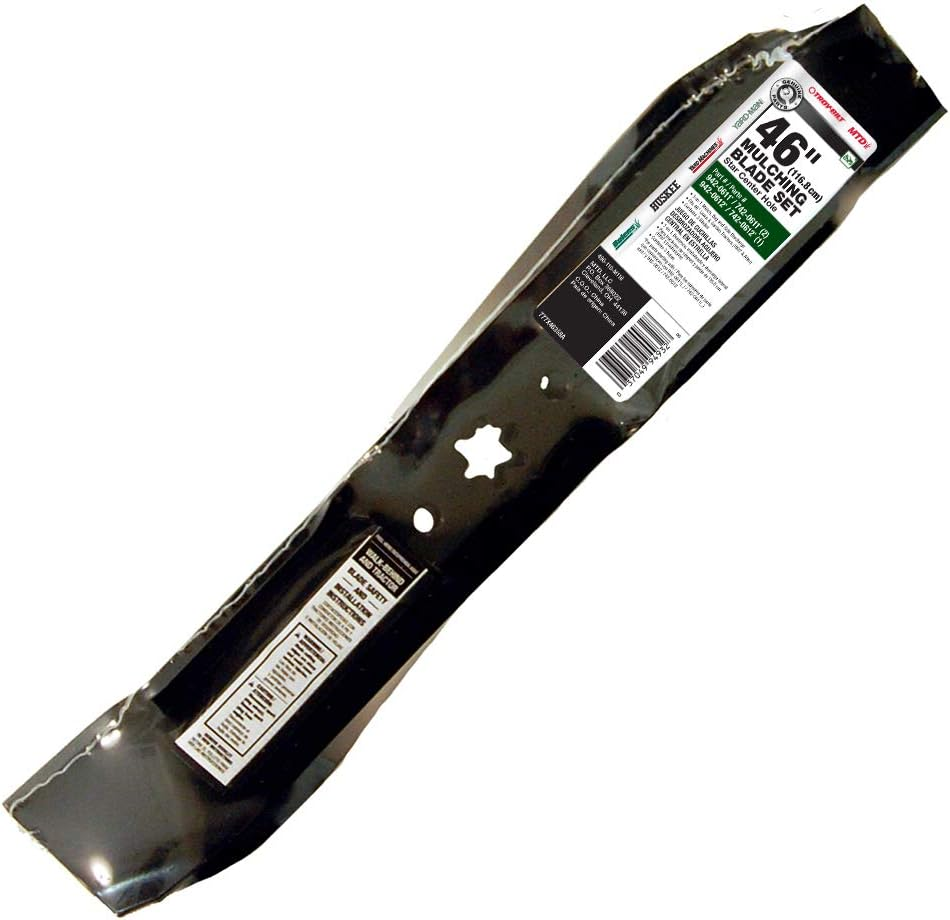 MTD 490-110-M118 Parts Inch Mulching 46" Deck 3 Blade Set, Brown/A