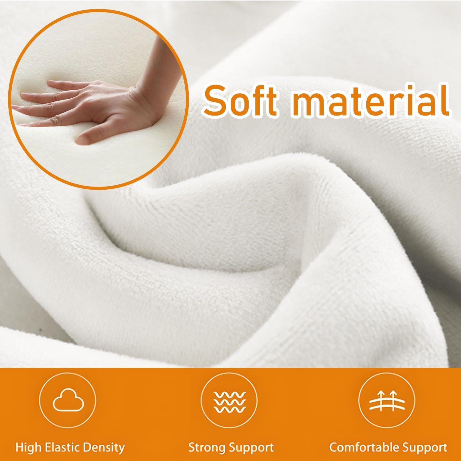 Uandhome Home Office Chair with Wheels,360&deg;Swivel Vanity Chair with Lumbar Pillow, Height Adjustable Computer Task Chair for Home Office, Modern Chair image number 3