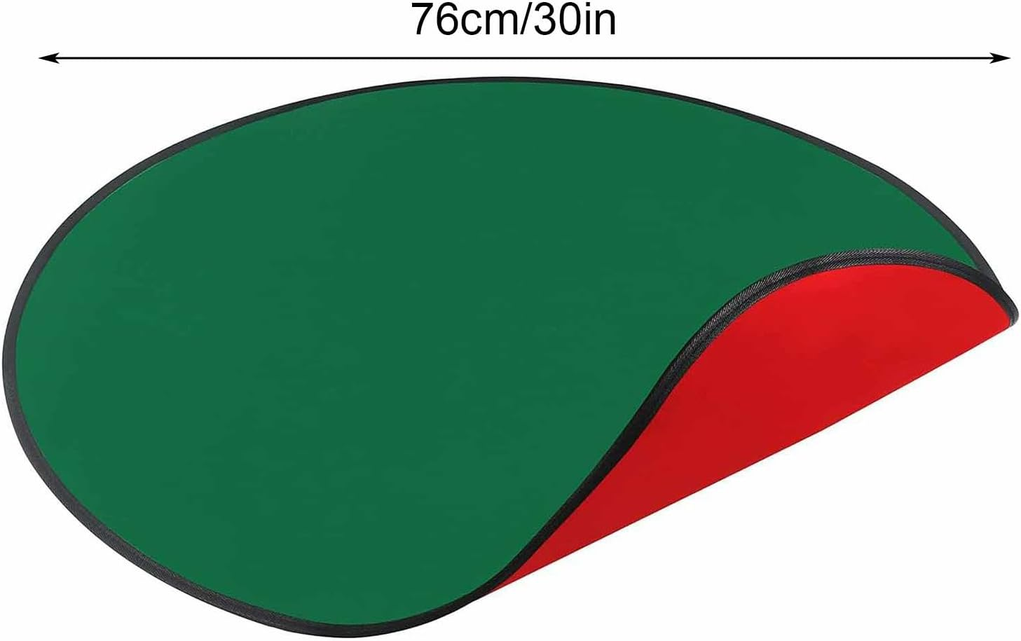 Christmas Tree Floor Protector - Waterproof Floor Protection Mat round Stand Pad - Red and Green Stand Pad Floor Rug for under Tree Winter Christmas image number 6