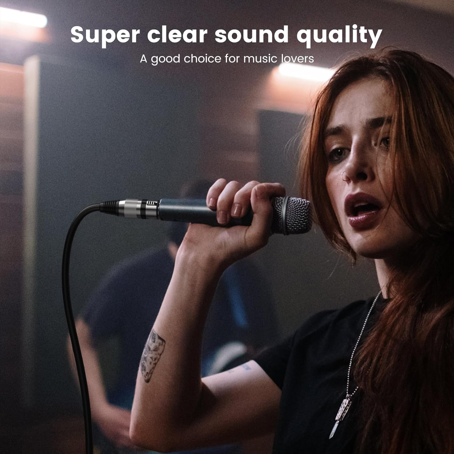 MOSWAG XLR Female to 1/4 Inch (6.35Mm) TRS Cable, TRS 6.35Mm (1/4 Inch) to XLR Female Cable for Dynamic Microphone, Speaker, Microphone Amplifier, Mixer, Audio Sound Consoles image number 1