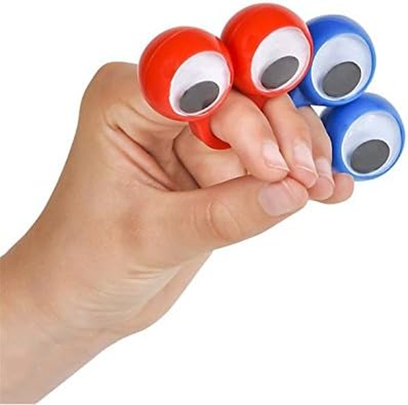 Rhode Island Novelty Large Eye Finger Puppets (12/Pack) Novelty
