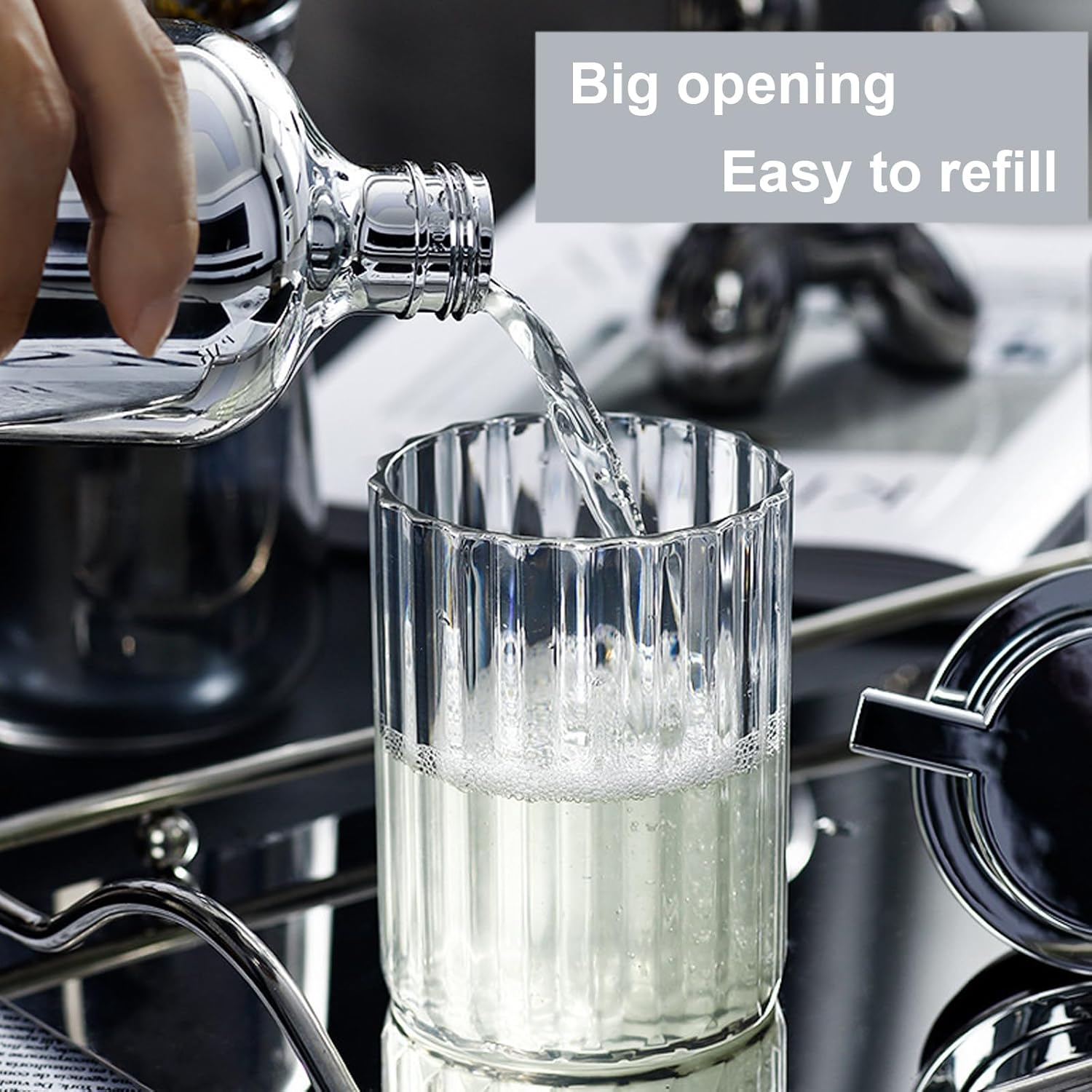 Foaming Soap Dispenser 300Ml, Hand Foam Soap Dispenser Pump Refillable image number 6