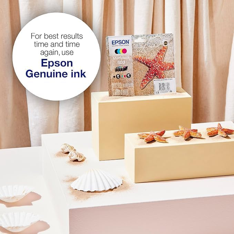Epson 603 Starfish Genuine, 4-Colours Multipack Ink Cartridges