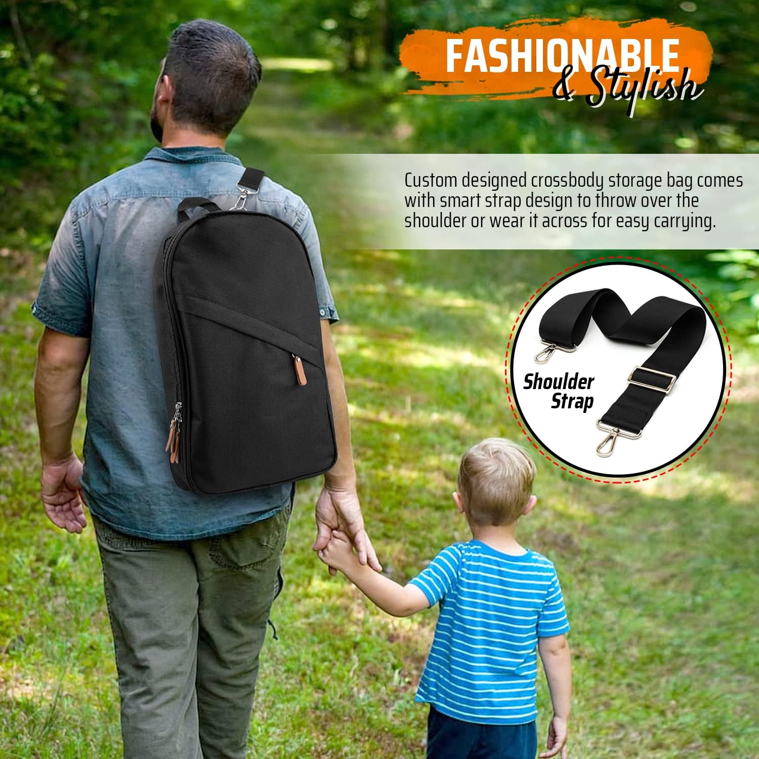 Sunshine & Skittles 13 Piece Portable BBQ Utensils Kit - Stainless Steel - Complete Set for All Occasions - Easy & Durable - Great Gift!