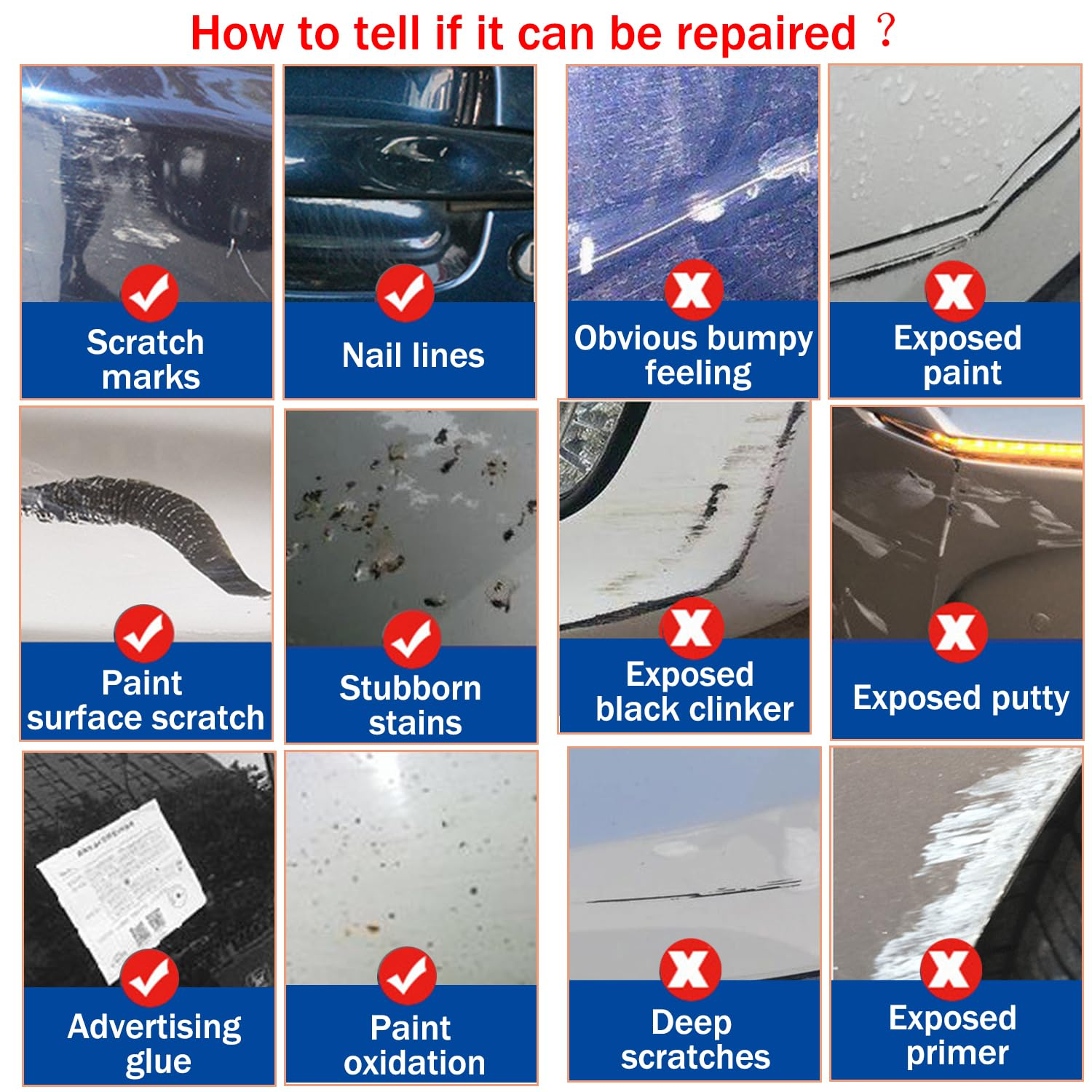 Nano Sparkle Cloth, 6 Pcs Magic Cloth for Car Paint Scratch Repair, Multi-Purpose Surface Slight Scratch Removal and Polishing image number 6