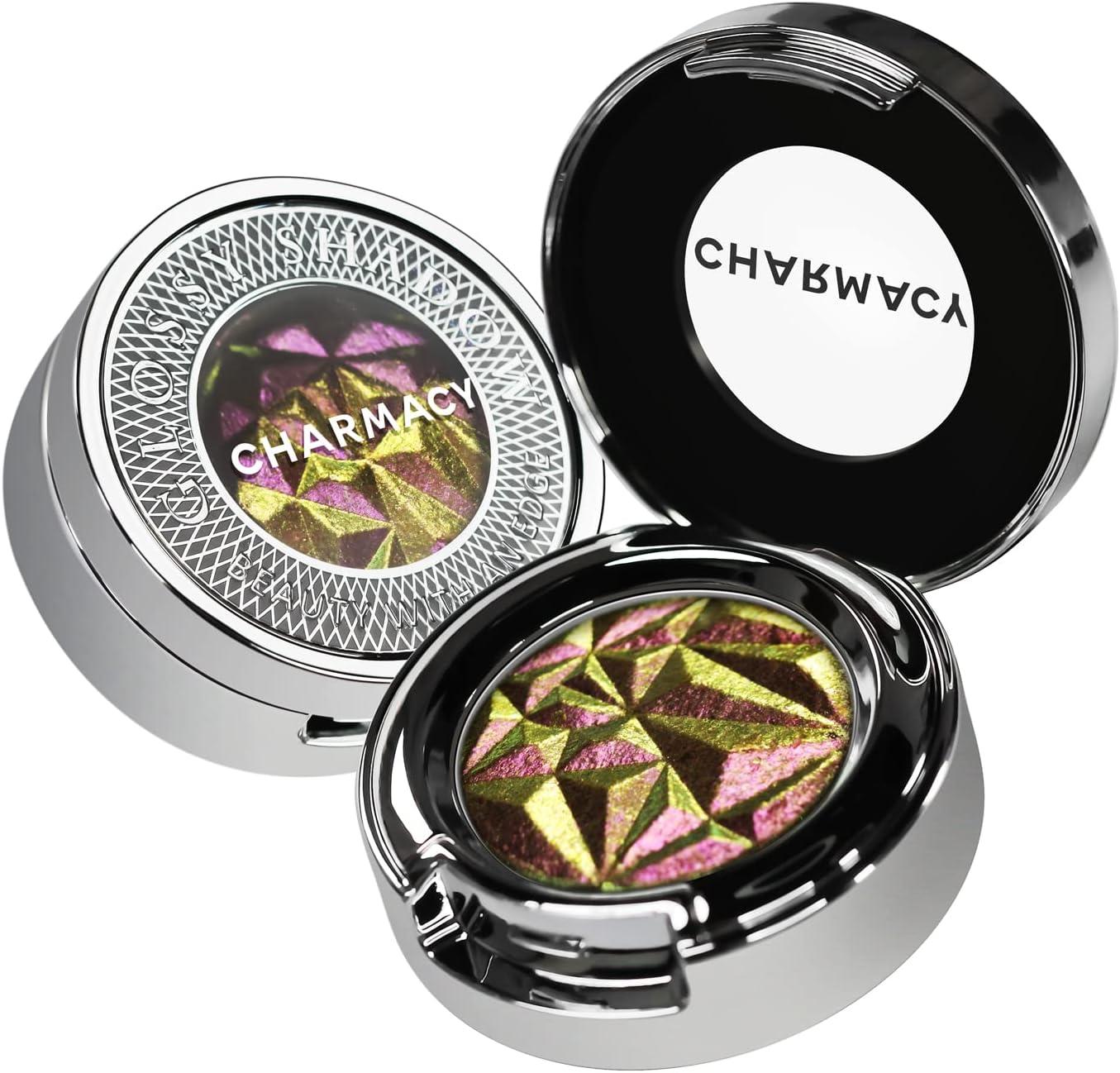 CHARMACY Multichrome Eyeshadow, Insane Shifters Chameleon Eyeshadow, Creates High-Impact, Glitter Metallic Eye Looks, 100% Vegan and Cruelty Free, 1.9G (#809)
