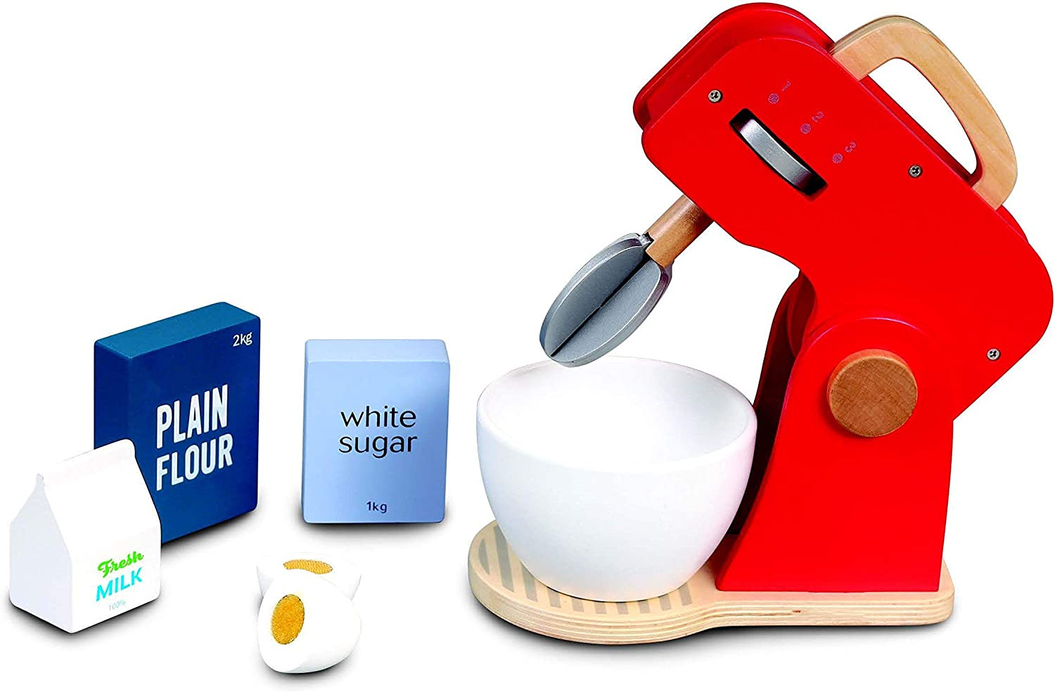 Bubbadoo 61-8102 Kids Wooden Mixer Playset image number 2