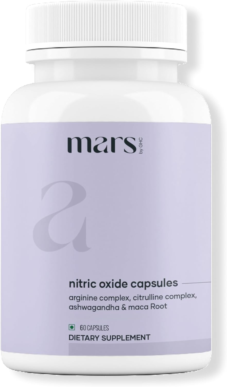 Mars by GHC Nitric Oxide Capsules | L-Arginine, L-Citrulline & Adaptogens | Circulation, Endurance & Recovery Support | 60 Capsules | Pack of 2 image number 5