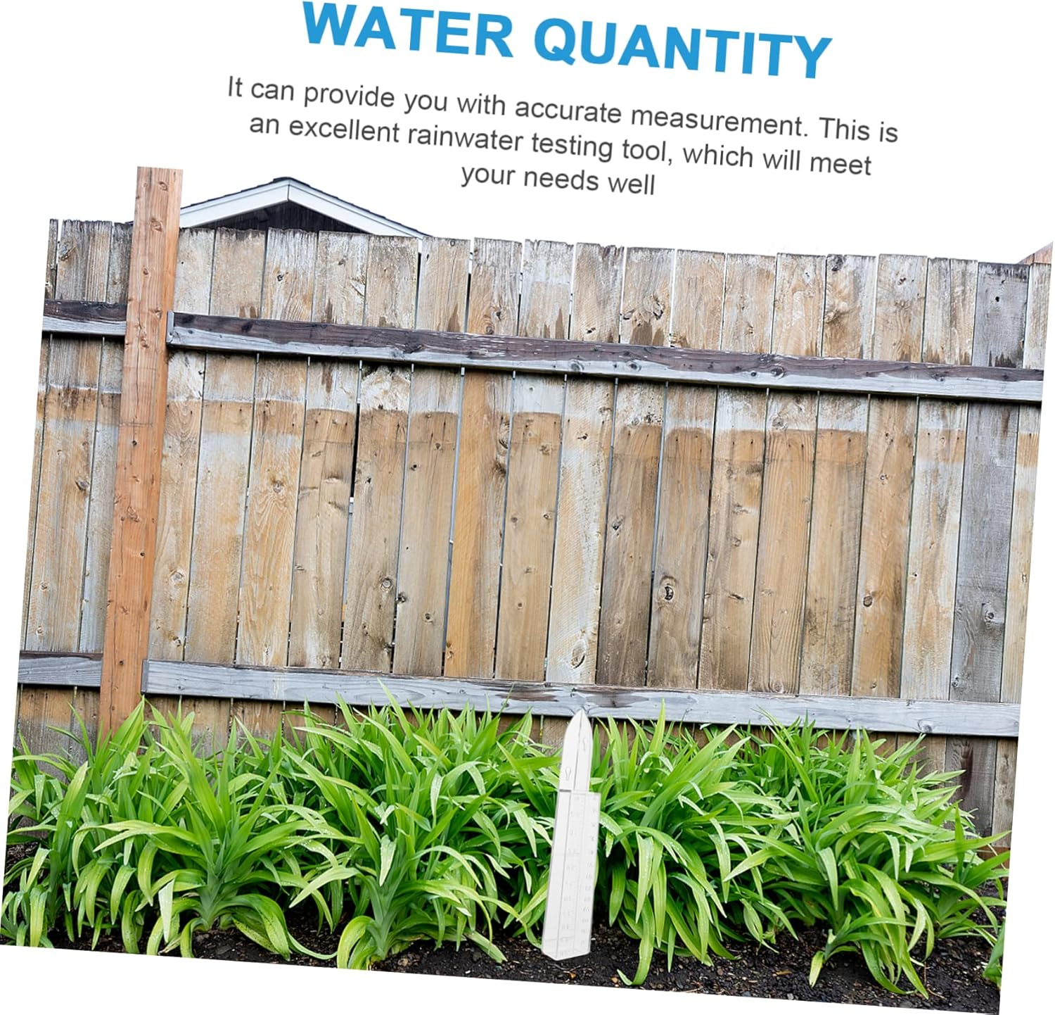 Plastic Rain Gauge Cup and Outdoor Rainfall Measuring Cylinder for Garden Use Holder, Rain Meter Container for Home Weather Monitoring image number 4