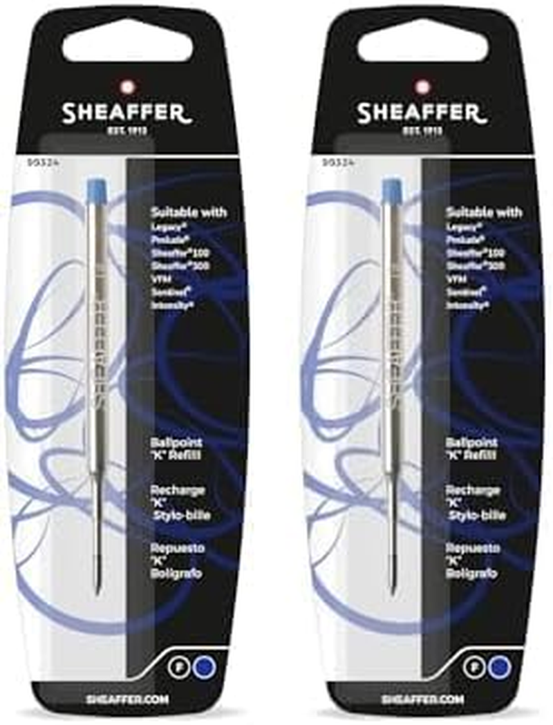 Sheaffer K Ballpoint Refill, Black Ink, Medium Point, Single Blister Card (99335) image number 5