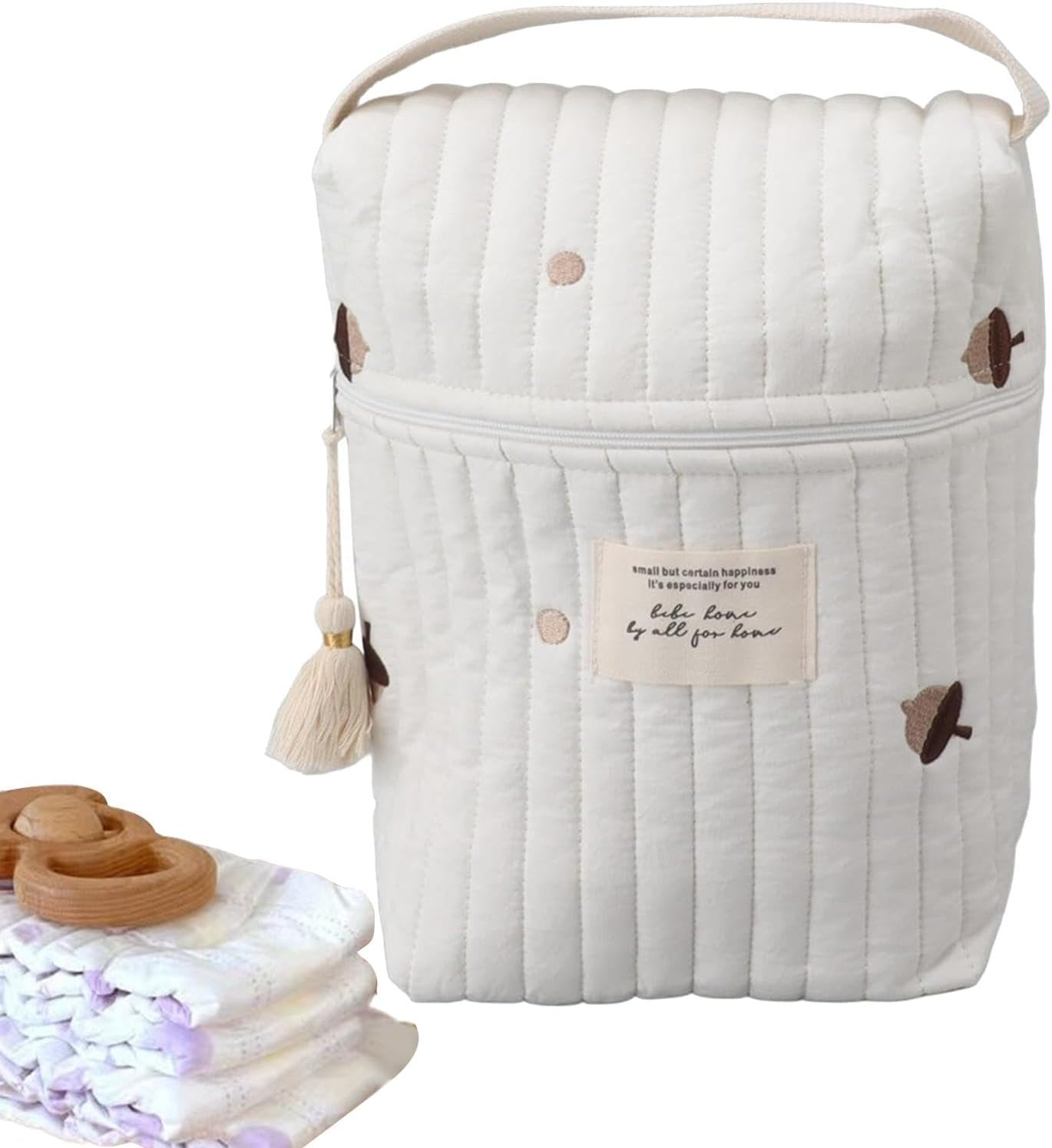 Diaper Organizer Pouch - Portable Baby Diaper Bag Organizer for Travel and Home | Diaper Organizer Pouch Multi Compartment Design, Durable and Lightweight, Easy to Carry, Perfect for Wipes, Cream, image number 6